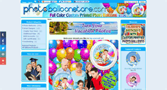 Desktop Screenshot of photoballoonstore.com