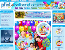 Tablet Screenshot of photoballoonstore.com